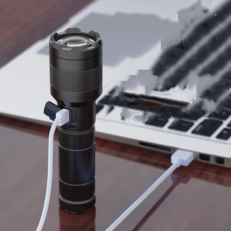 Long Shot Tactical Floodlight Rechargeable White Laser Flashlight - Image 3