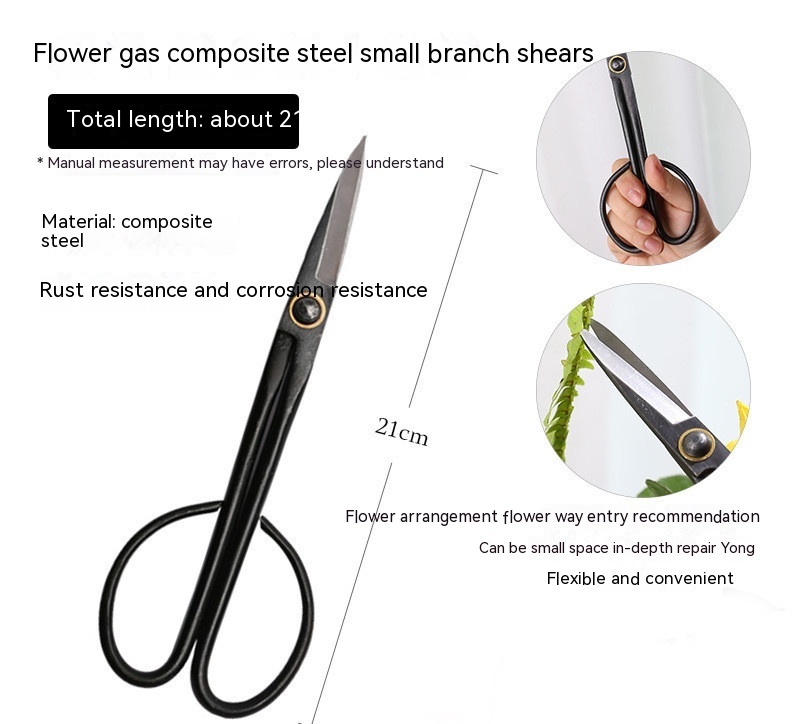 Professional Floral Scissors Flower Road Garden Gardening Tools - Image 5